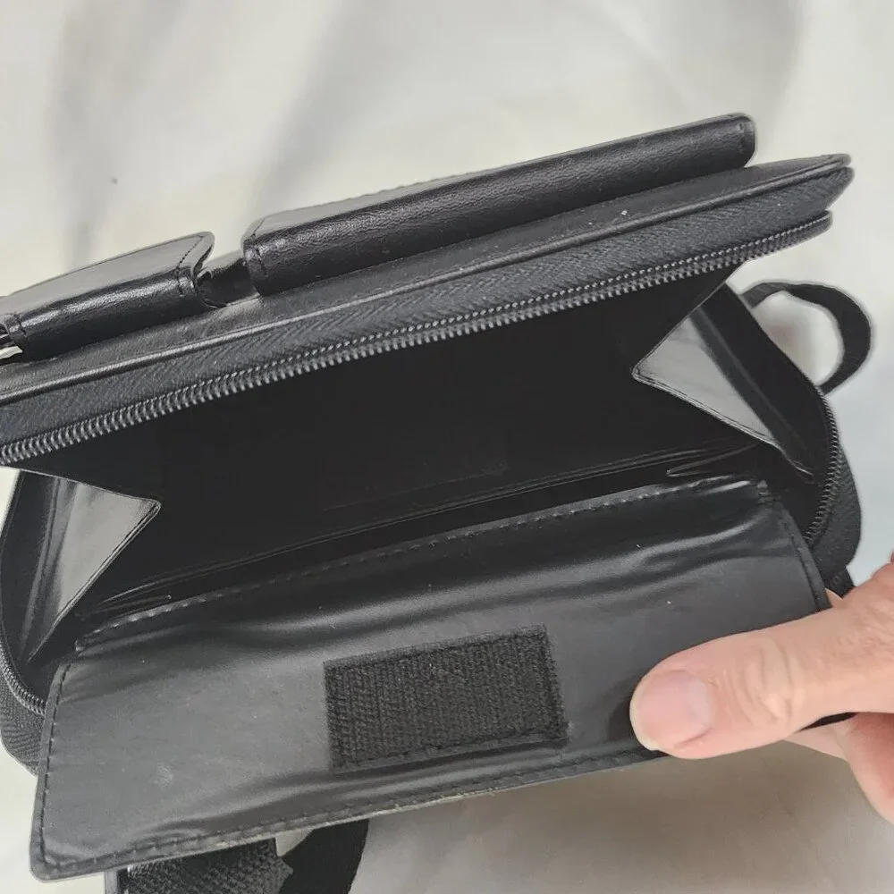Avalon Black Deluxe Business Organizer with Calculator and Calendar Pages VTG